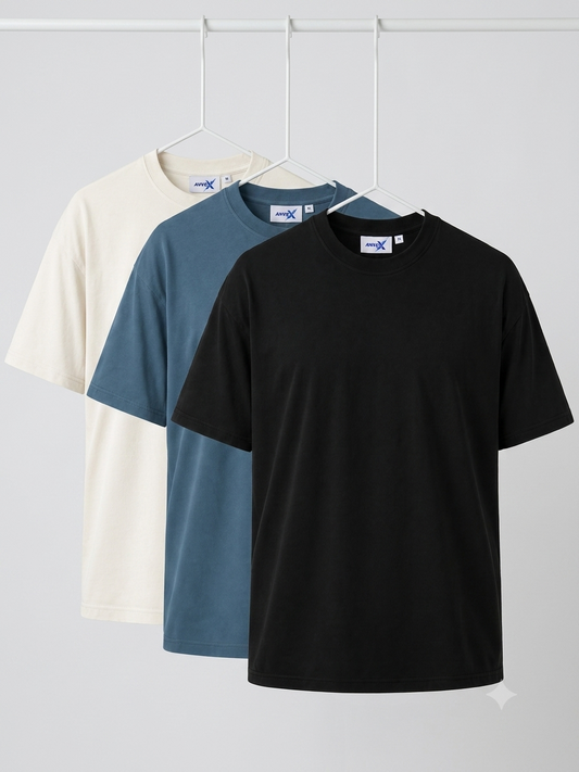 3-Pack Heavyweight Oversized Tees
